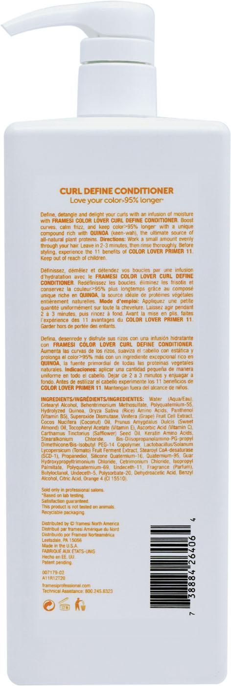 Curl Define Conditioner Liter back