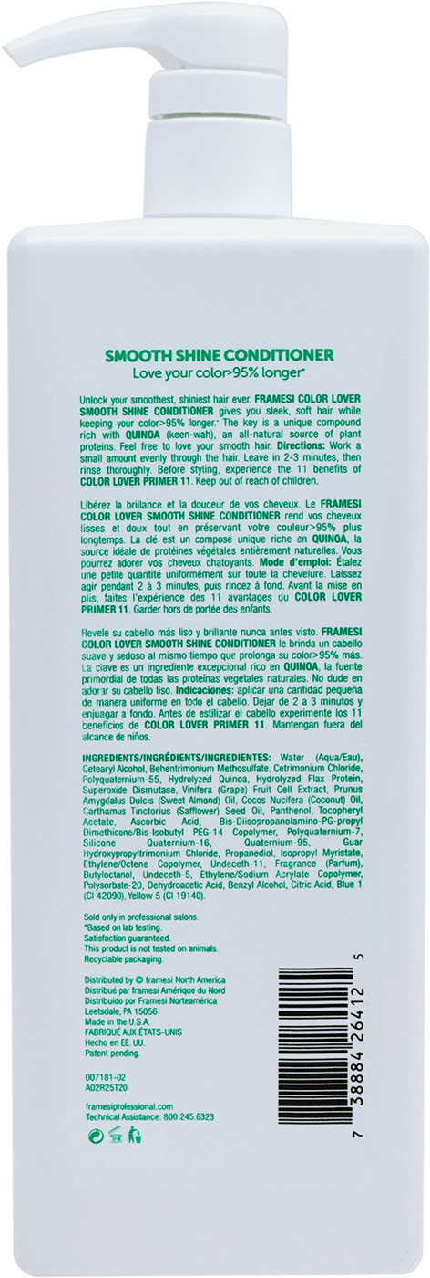 Smooth Shine Conditioner Liter back