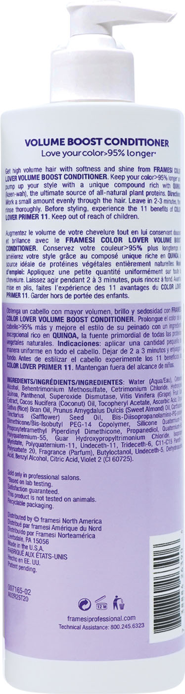 Volume Boost Conditioner back