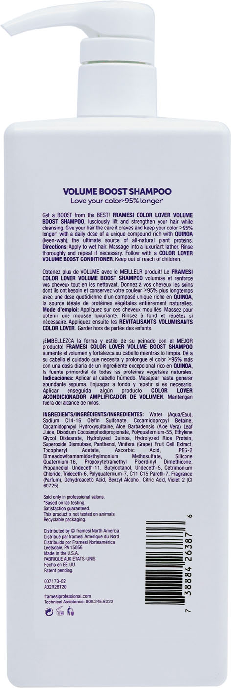 Volume Boost Shampoo back