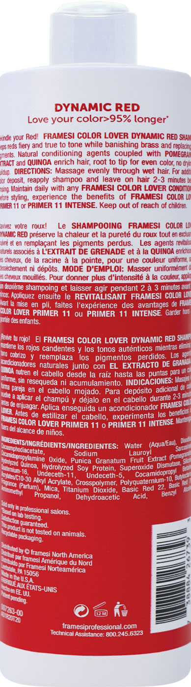 Dynamic Red Shampoo back