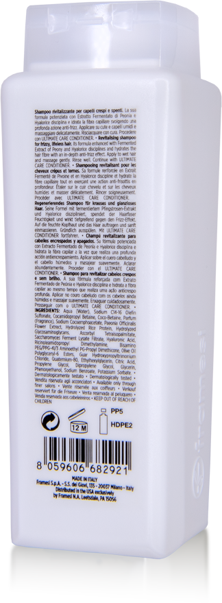 UltimateCare Shampoo 250 Back