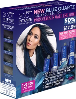 FRAMCOLOR 2001 INTENSE NEW Blue Quartz Color Collection Try Me Kit
